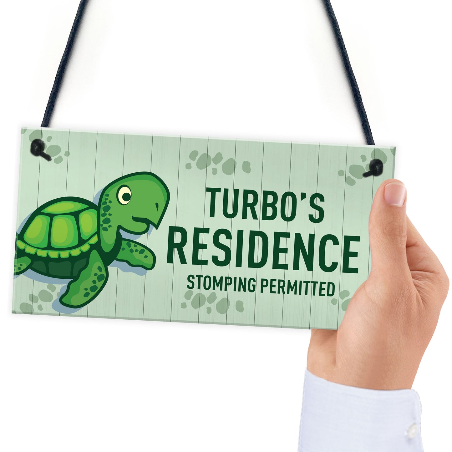 Tortoise Sign Personalised Novelty Tank Sign Pet Sign Pet Gift