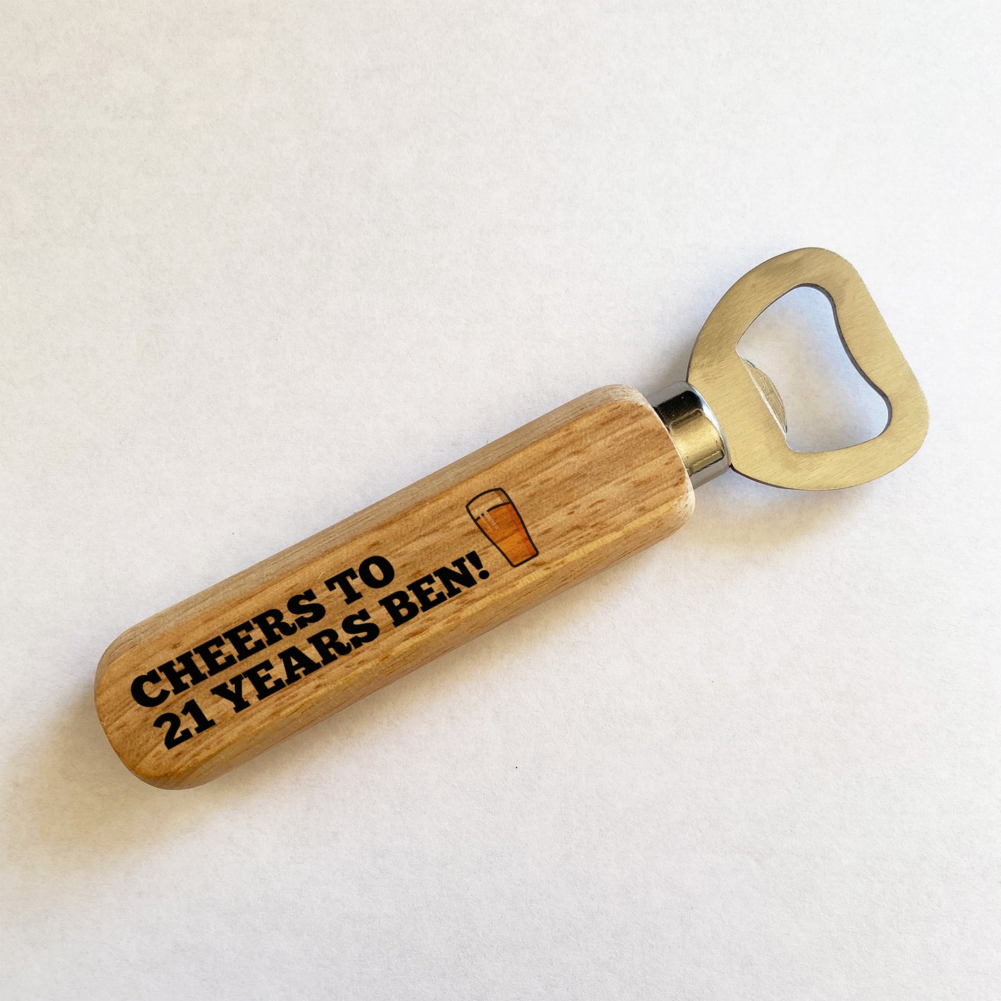 Novelty 21st Birthday Gift For Son Brother Bottle Opener