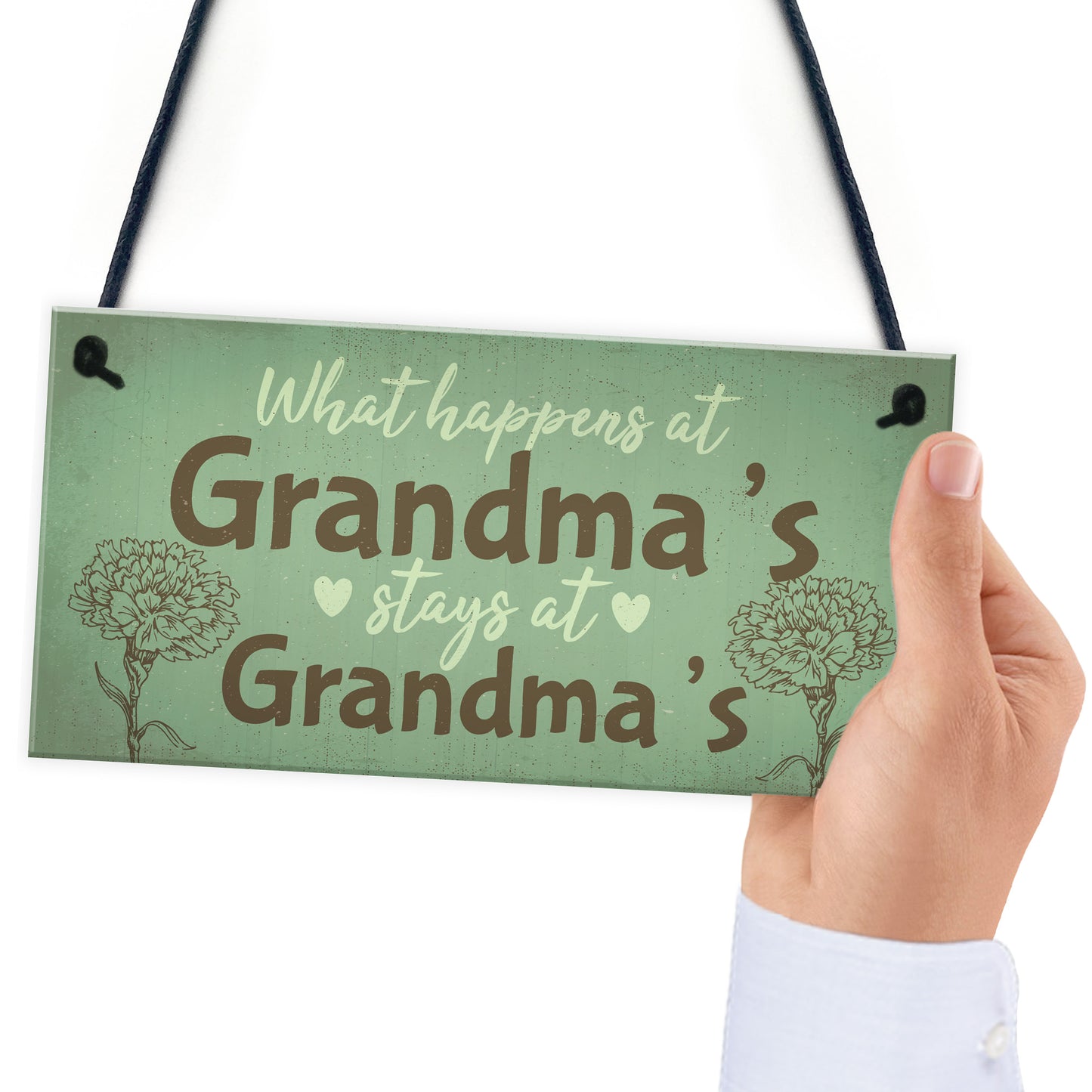 Grandma Gifts For Nan Nanny Hanging Garden Sign Kitchen Plaque