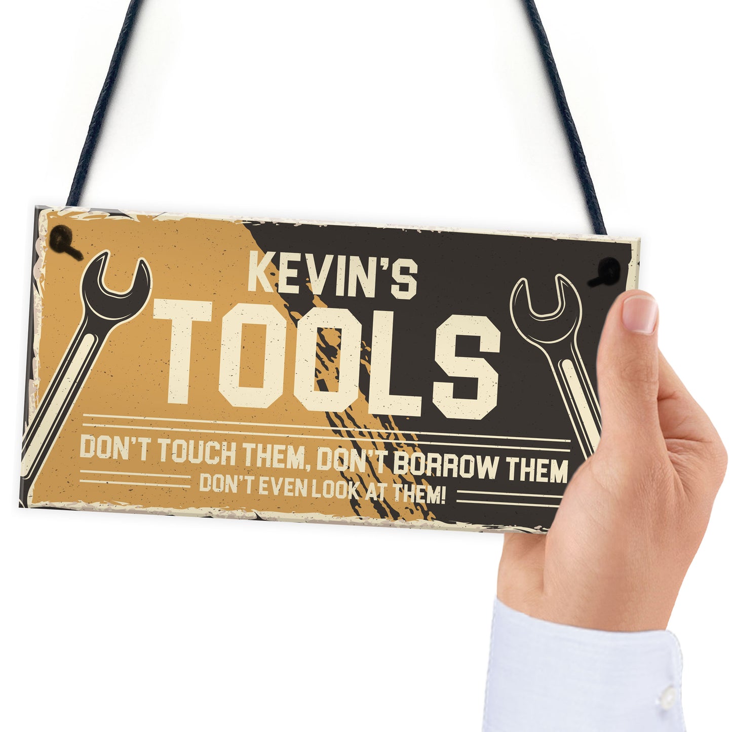 PERSONALISED Tool Sign Gift For Men Shed Garage Man Cave Sign