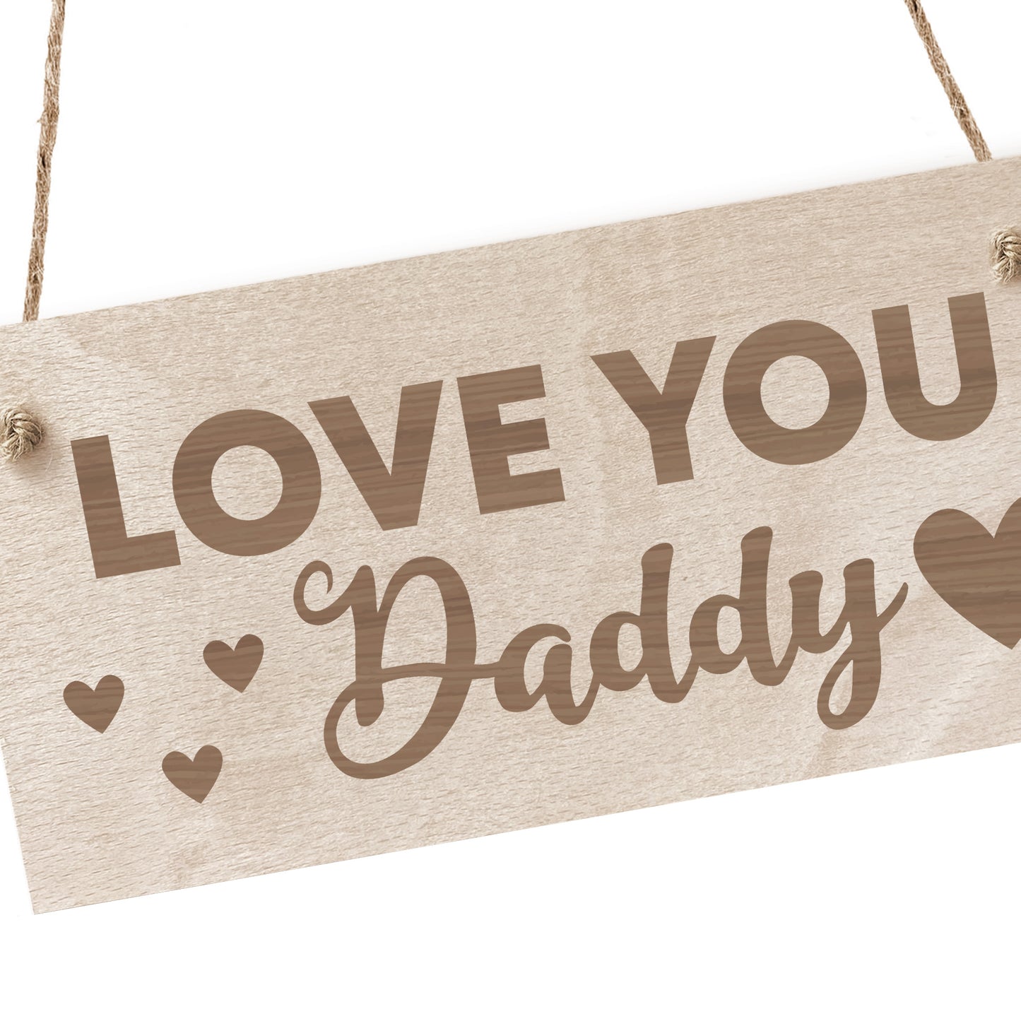 Fathers Day Gift Daddy Gift Wood Hanging Sign Daddy Birthday