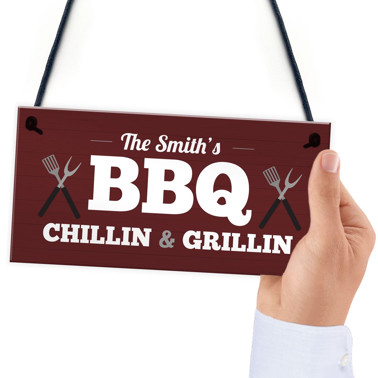 Red Ocean BBQ Signs Funny Personalised BBQ Signs For Outside