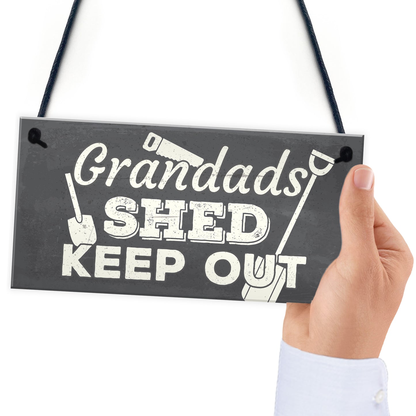 Grandads Shed Workshop Garage Hanging Garden Plaque Gifts