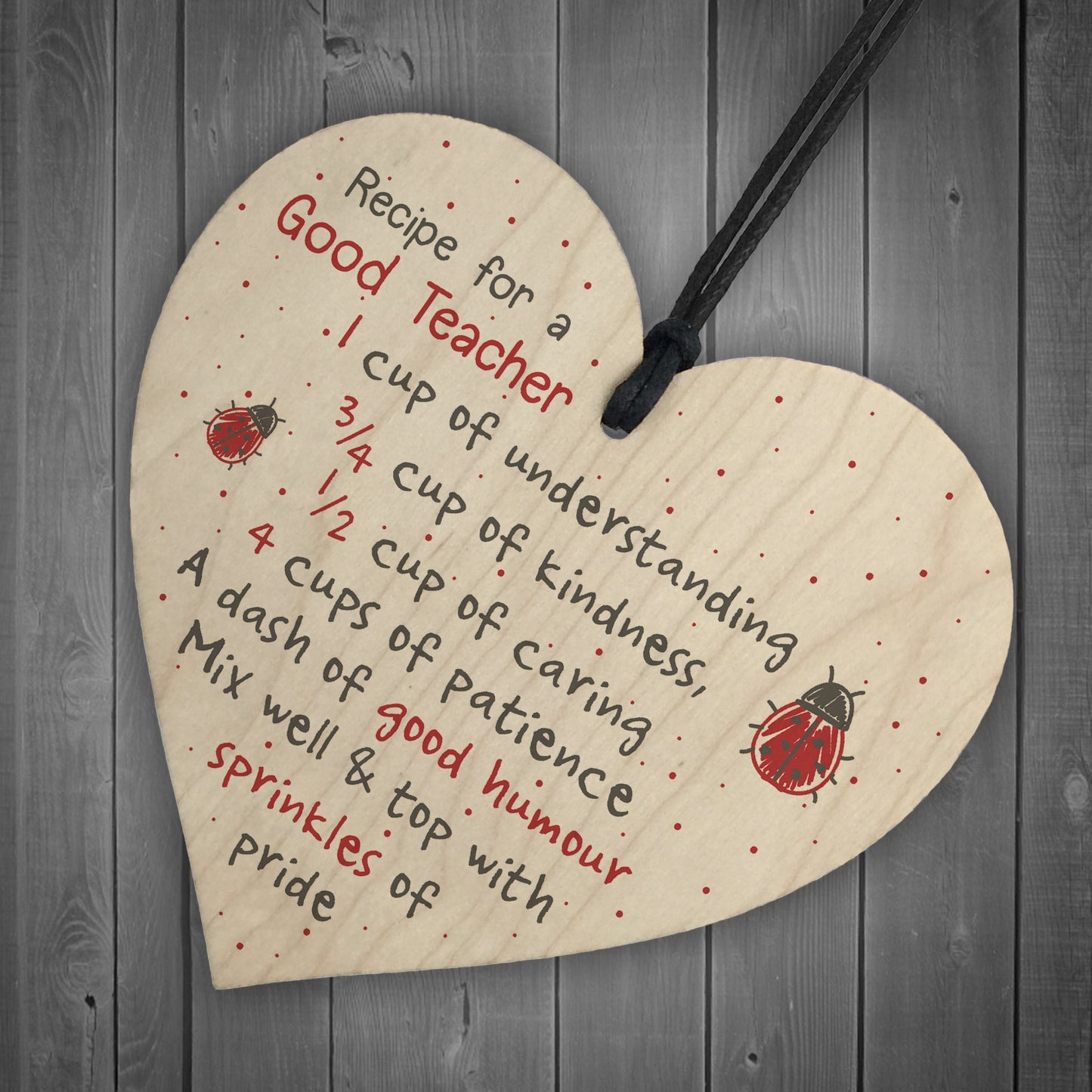 Gifts For Her Handmade Hanging Heart Gift For Teacher Leaving