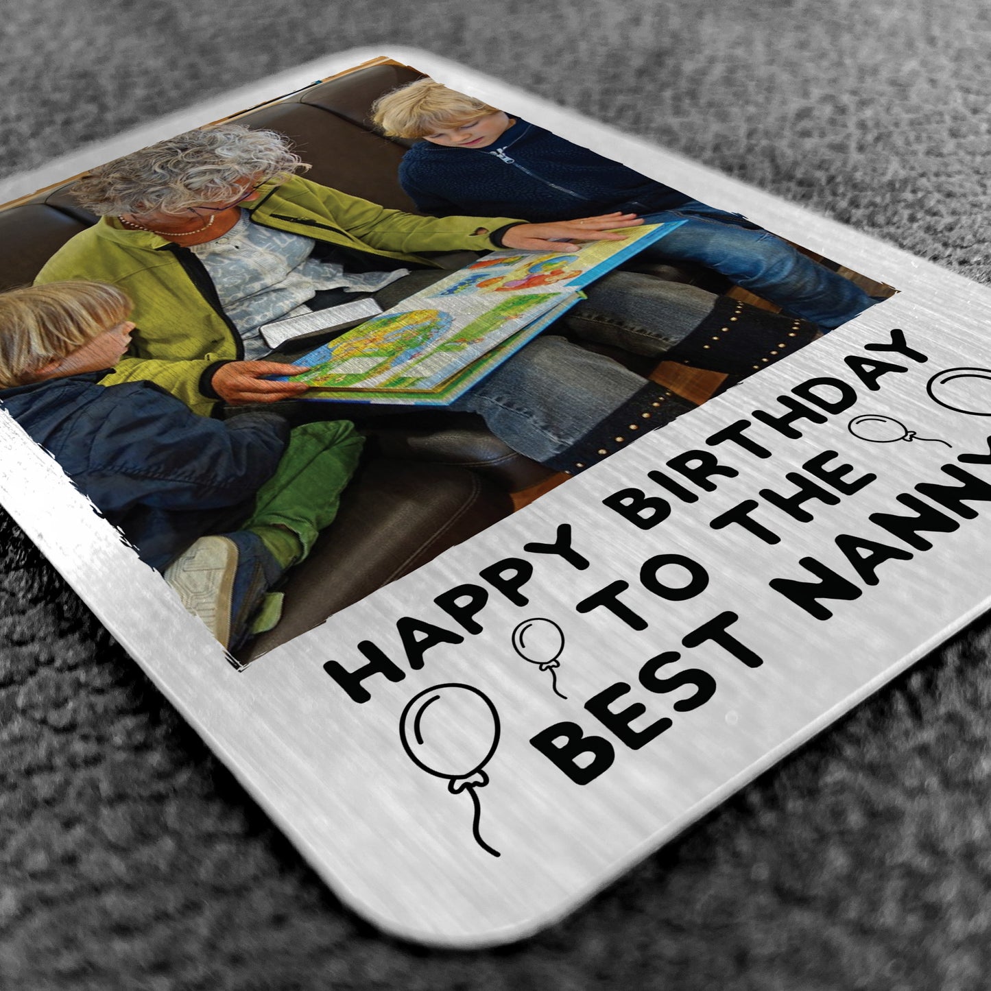 Happy Birthday To The Best Nanny Personalised Card Gift