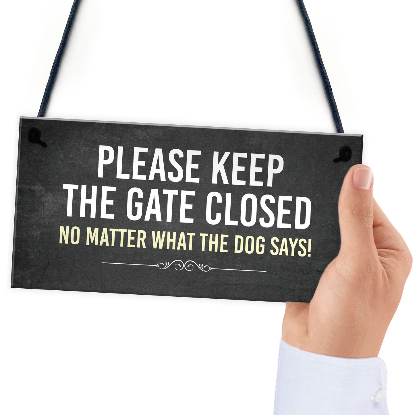 Funny Please Keep The Gate Closed Sign Garden Sign Dog Gift