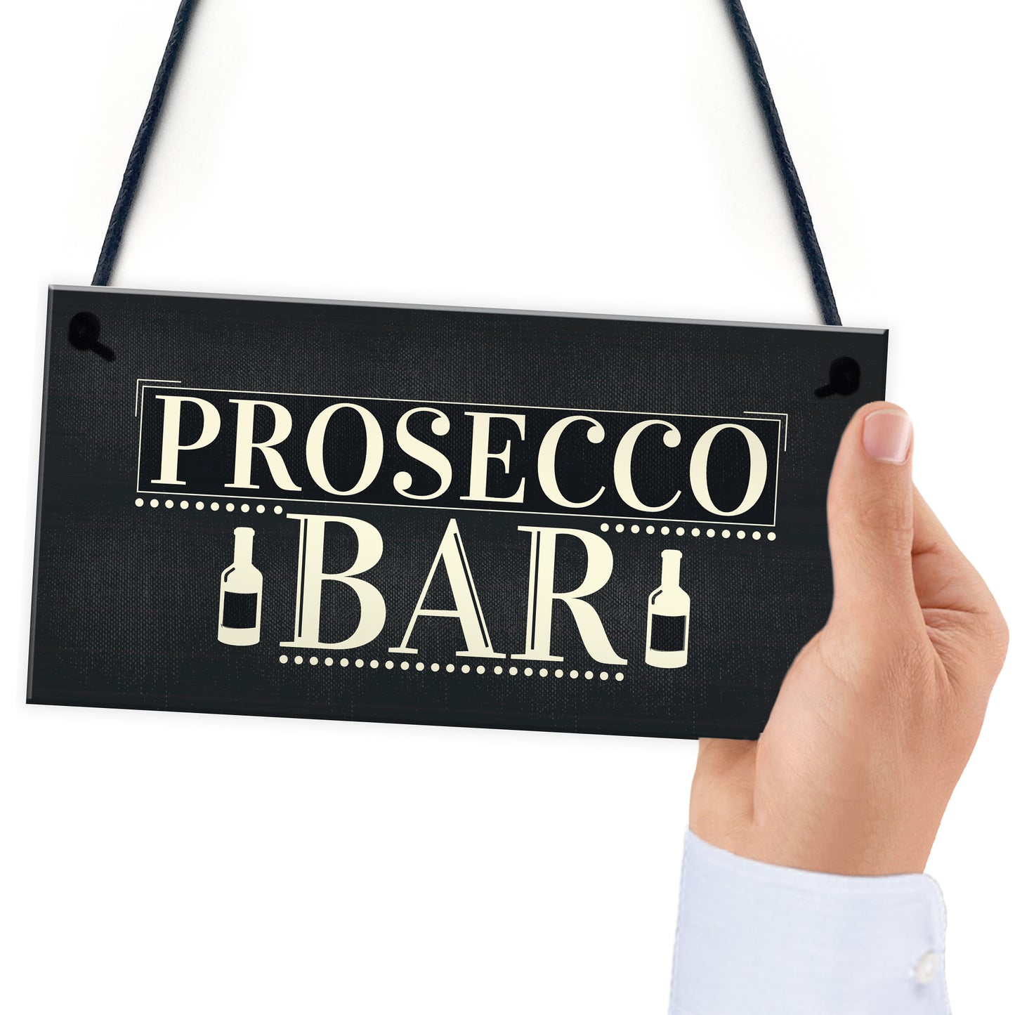 Prosecco Bar Hanging Sign Classy Drinking Bar Pub Plaque Sign