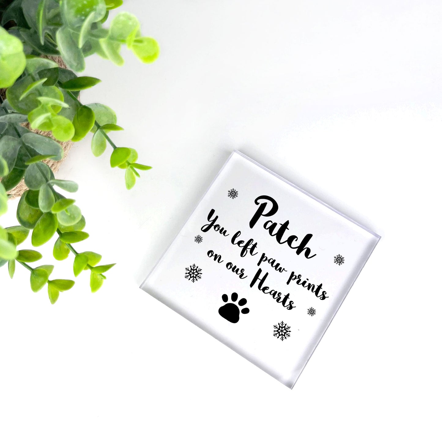 Personalised Pet Memorial Plaque Dog Puppy Memorial Handmade