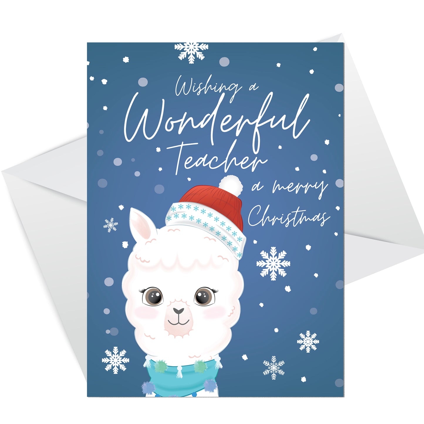 Pack of 6 Christmas Cards For Teacher Nursery Teachers Preschool