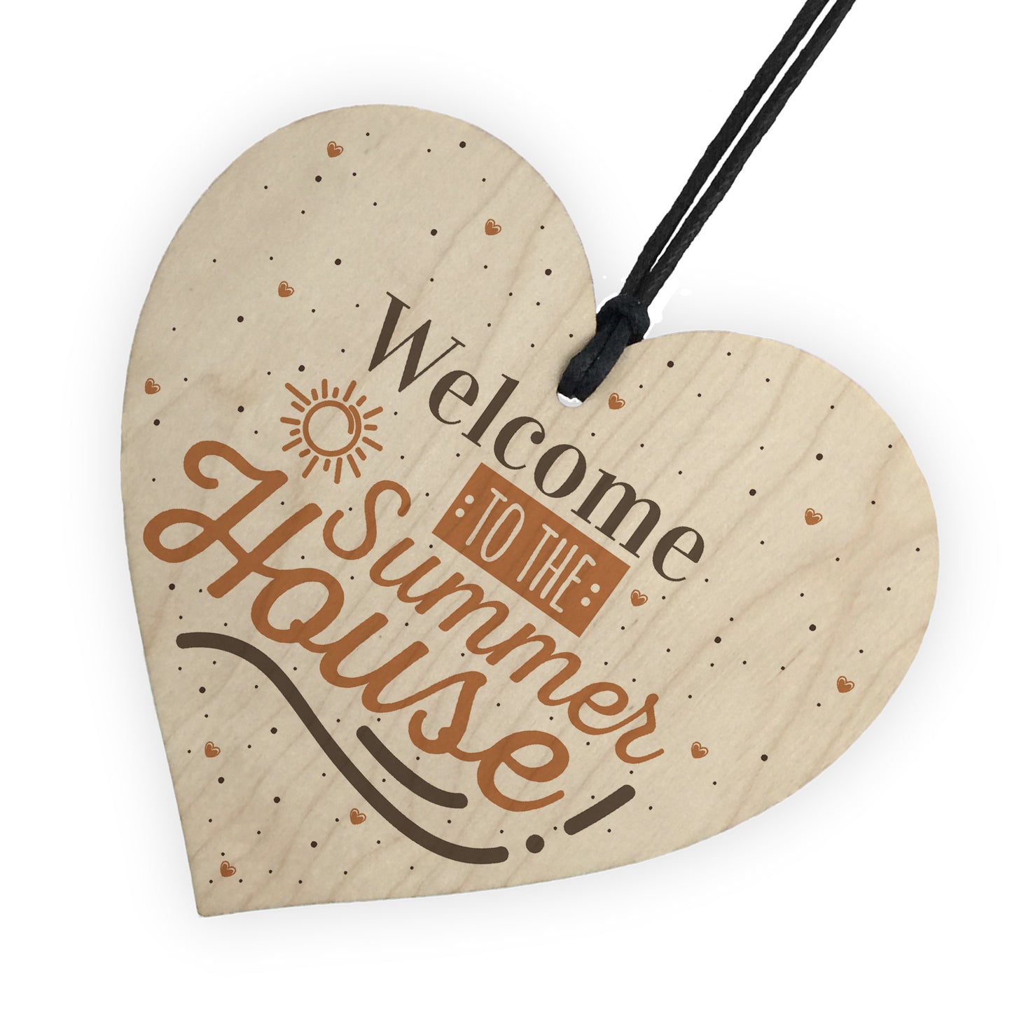 Welcome Garden Summer House Shed Hanging Plaque Sign Gift