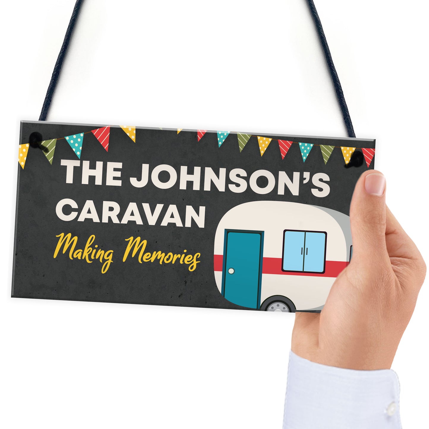 PERSONALISED Hanging Caravan Sign Caravan Accessories Gift