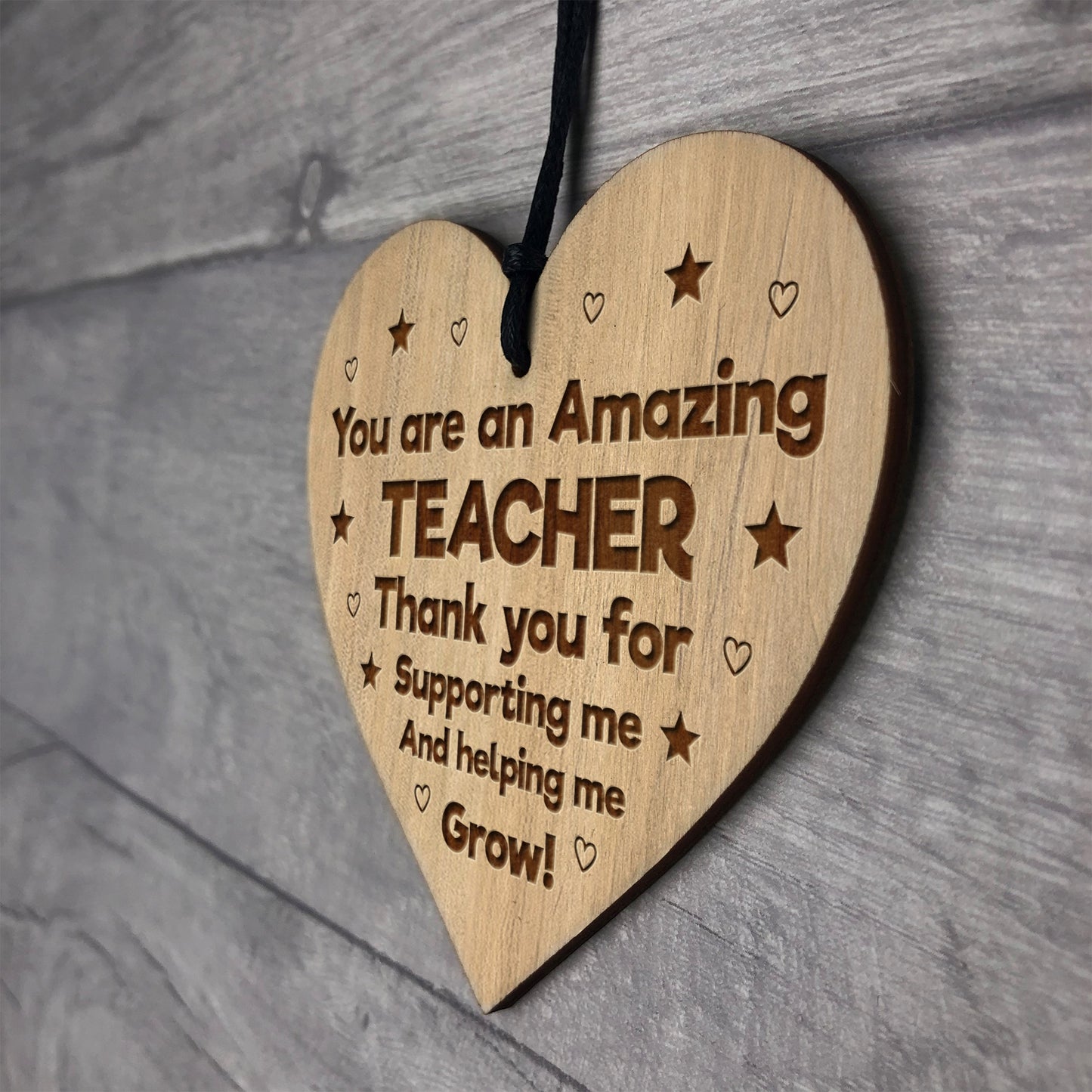 Teacher Gifts Engraved Heart End Of Year Best Teacher Gifts