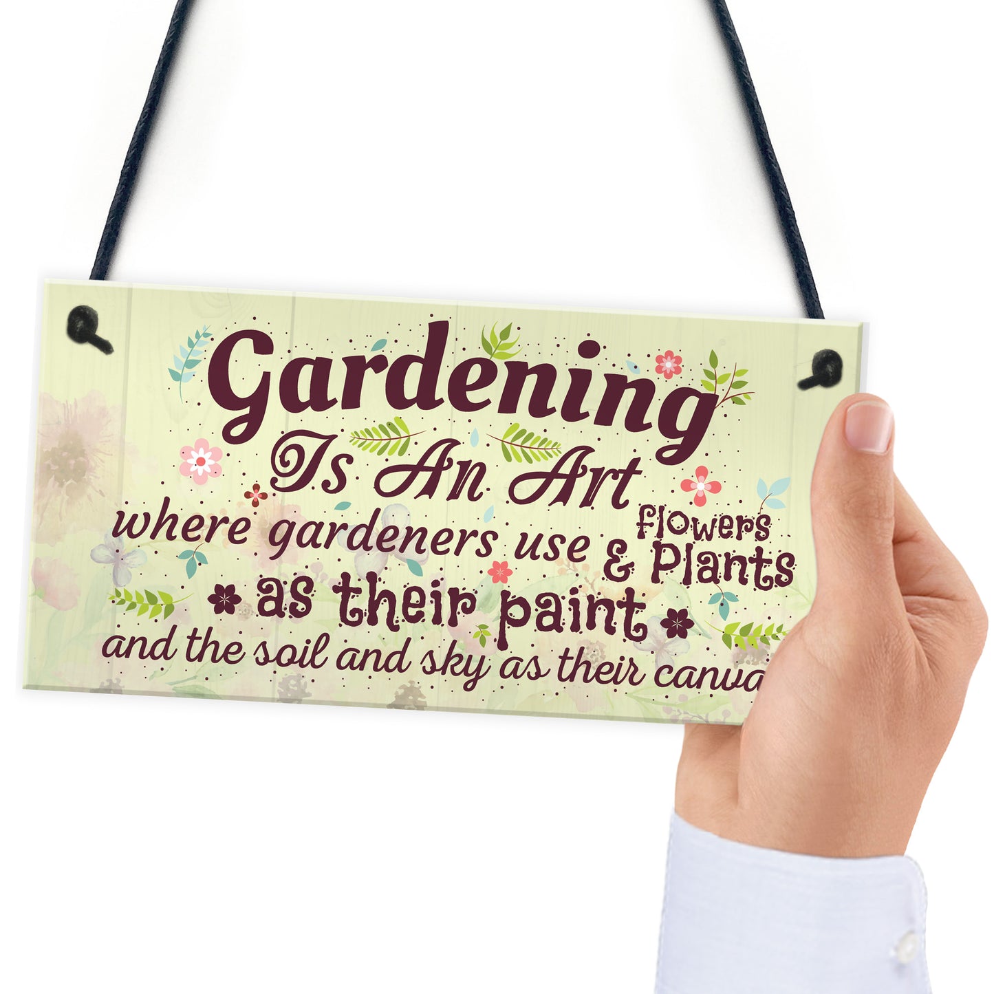 Gardening Art Novelty Hanging Plaques SummerHouse Signs Garden