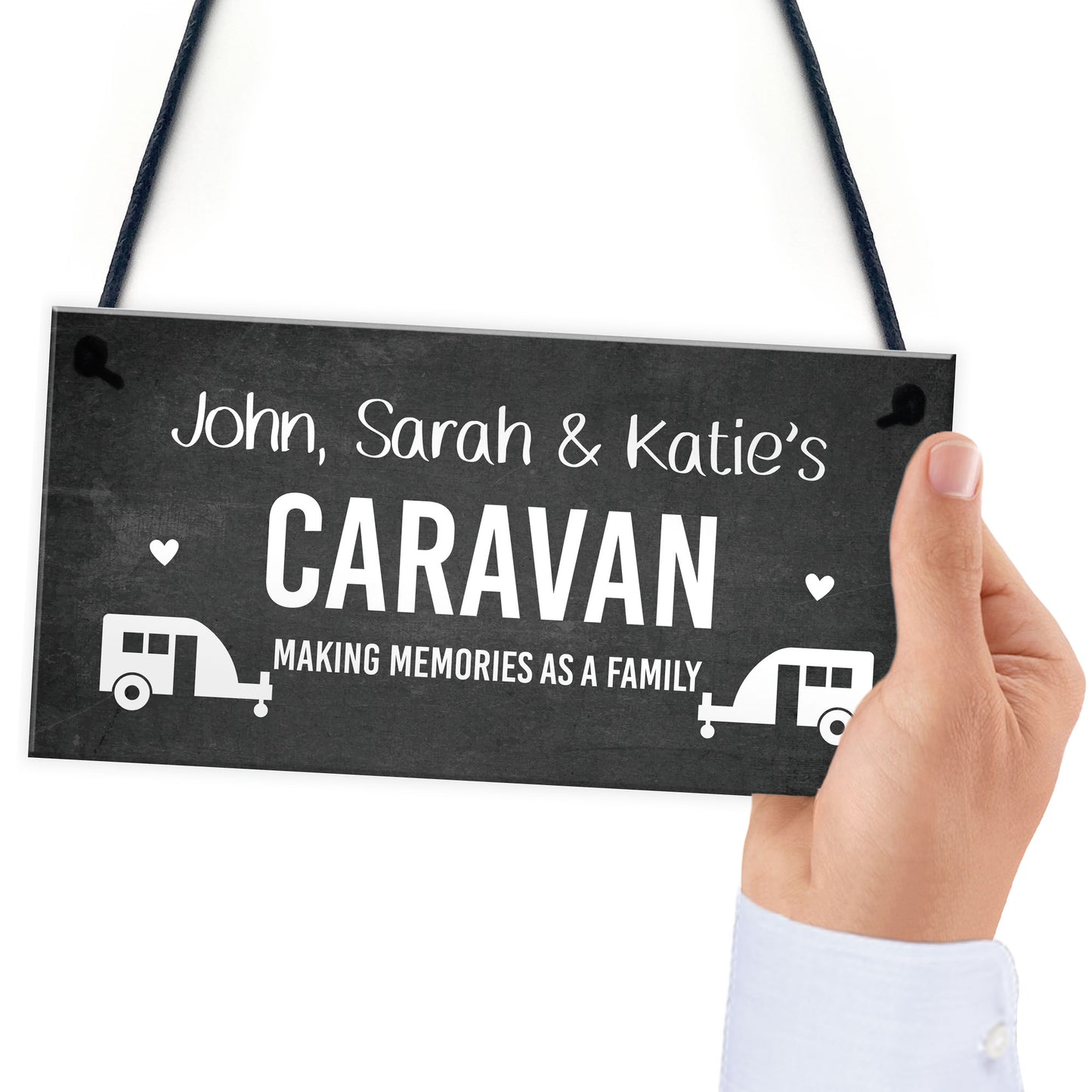 Caravan Personalised Custom Text Decor Sign Novelty Campervan