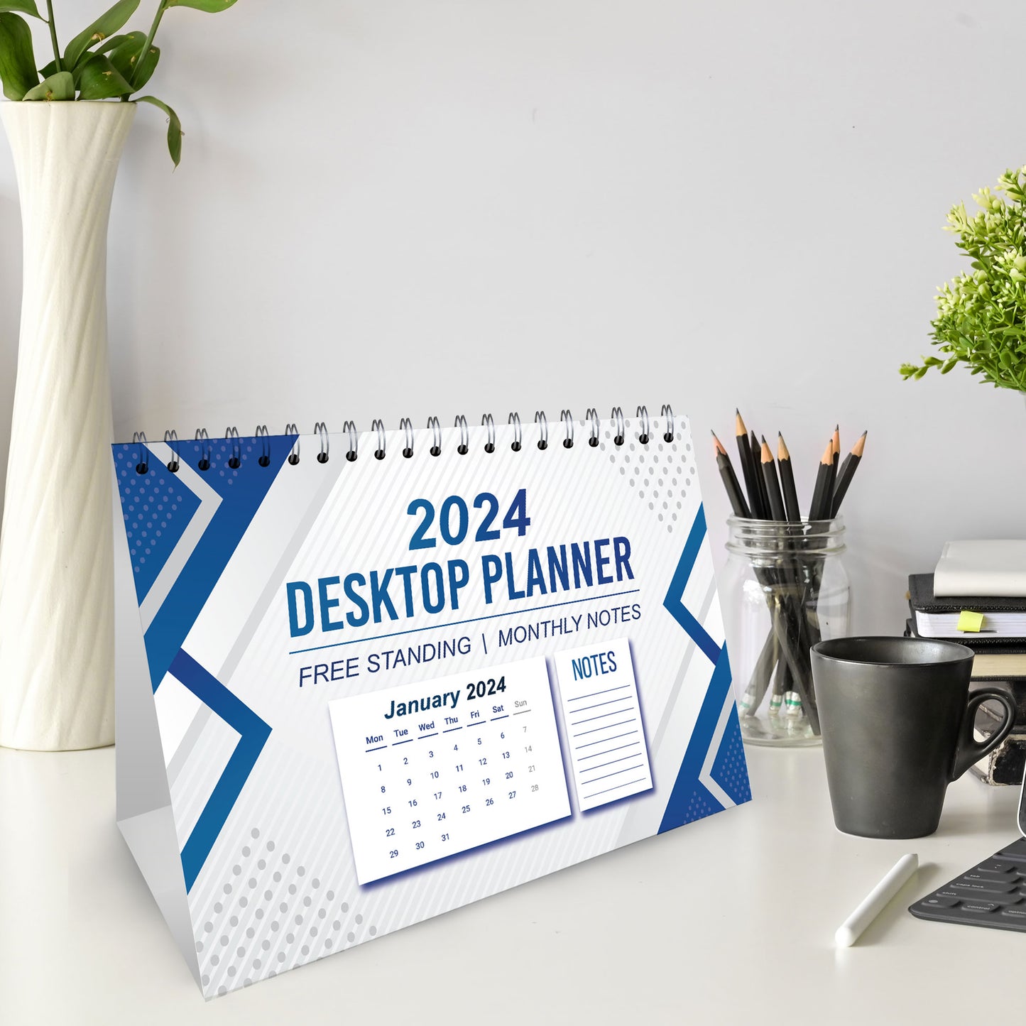 2024 Desktop Planner Academic Calendar Home Office Business