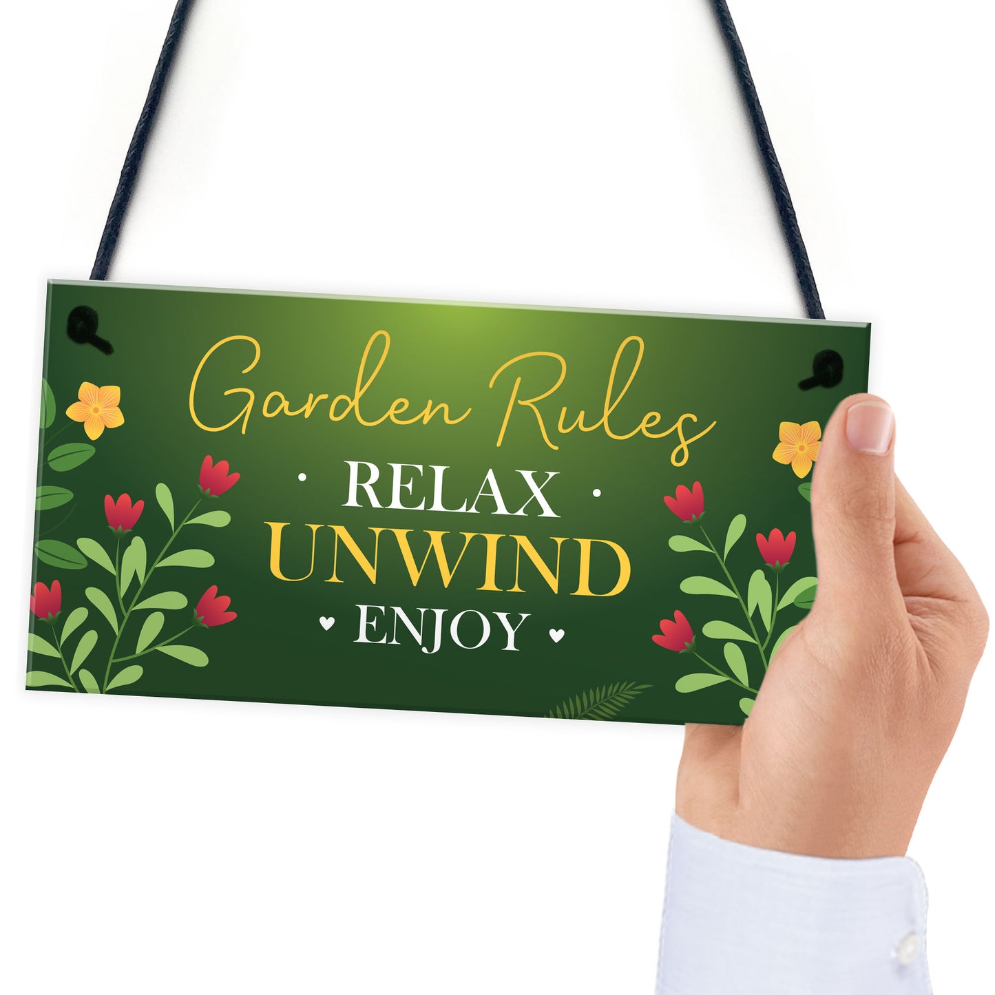 Garden Sign Outdoor Plaque Summerhouse Decking Shed Sign