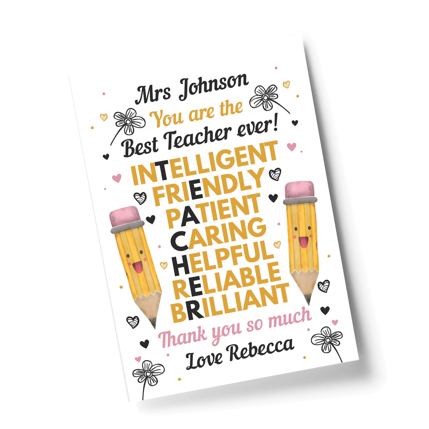 Best Teacher Framed Print Leaving School Nursery Gifts Thank You