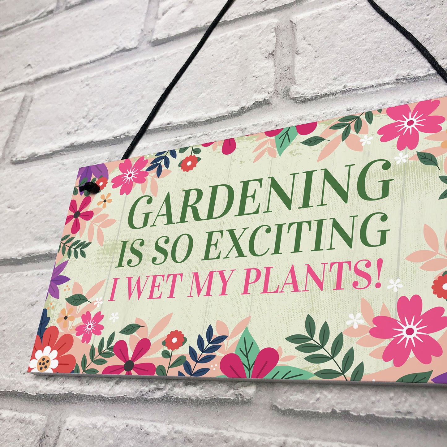 Funny Garden Plaque Gardening Gifts Hanging Garden Shed Signs