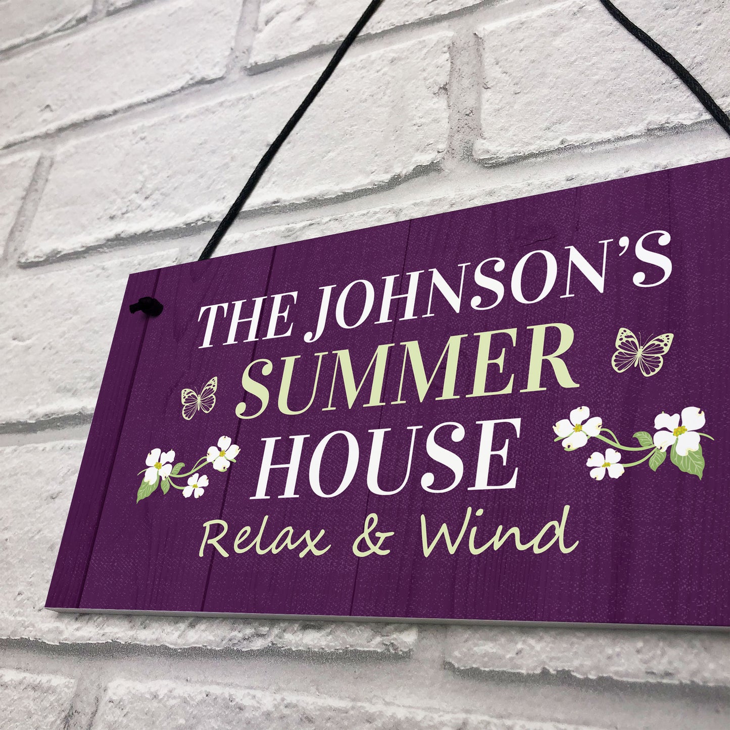 Hanging Summerhouse Sign Garden Plaque Home Decor Family Gift