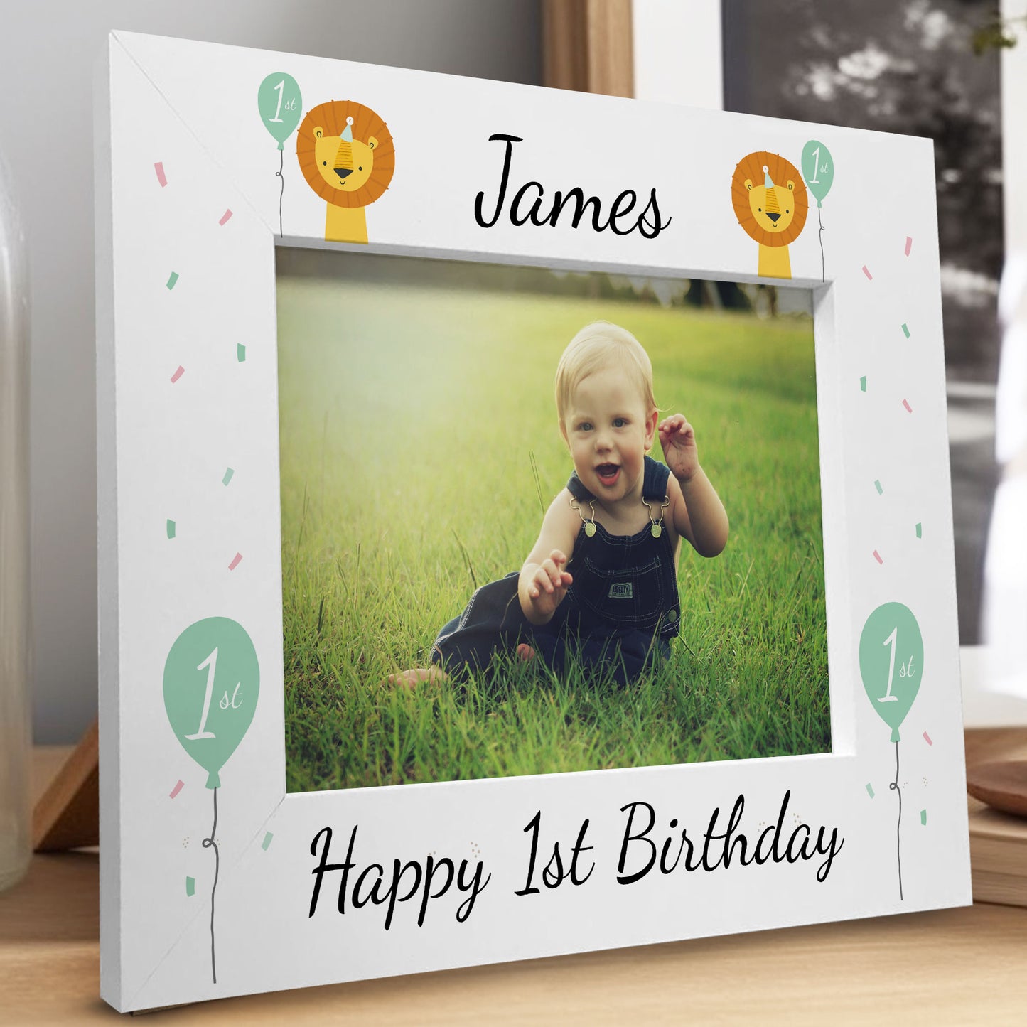 Personalised 1st Birthday Gift Photo Frame My First Birthday Son