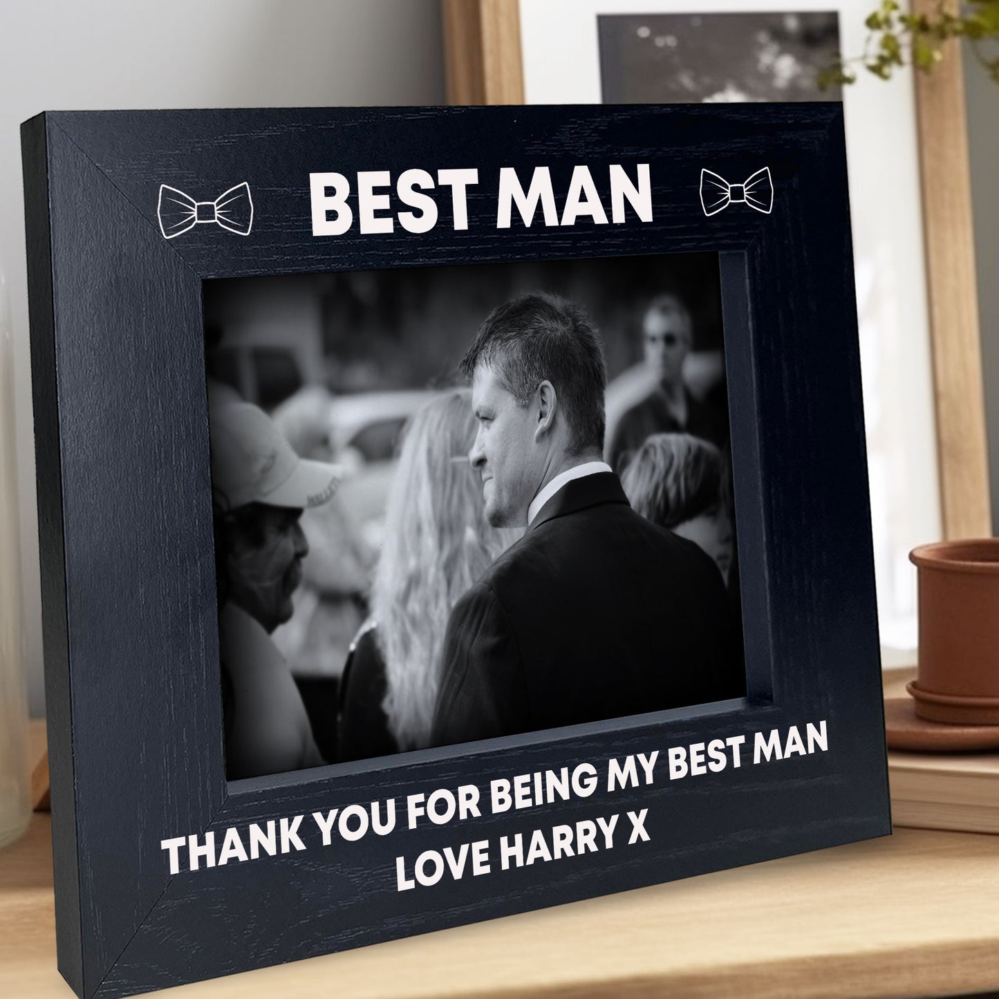 Thank You Gift For Best Man Photo Frame Personalised Best Man