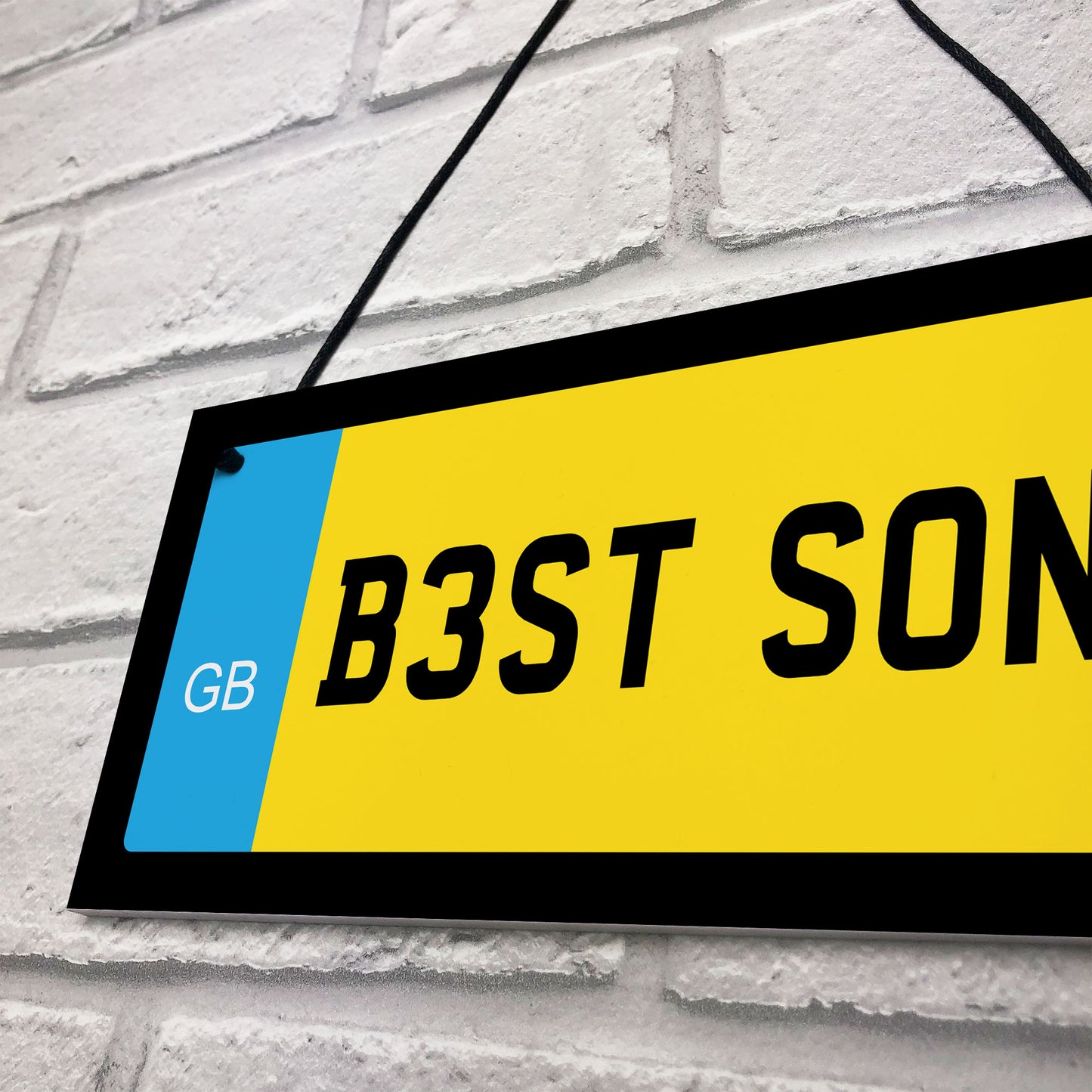 Best Son Novelty Number Plate Sign Birthday Gift For Son Funny