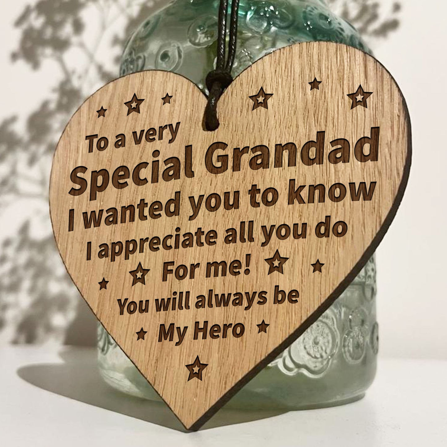 Grandad Gifts Engraved Heart Birthday Fathers Day Gift