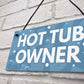 Novelty Hot Tub Sign Hanging Garden Plaque Home Decor Gifts