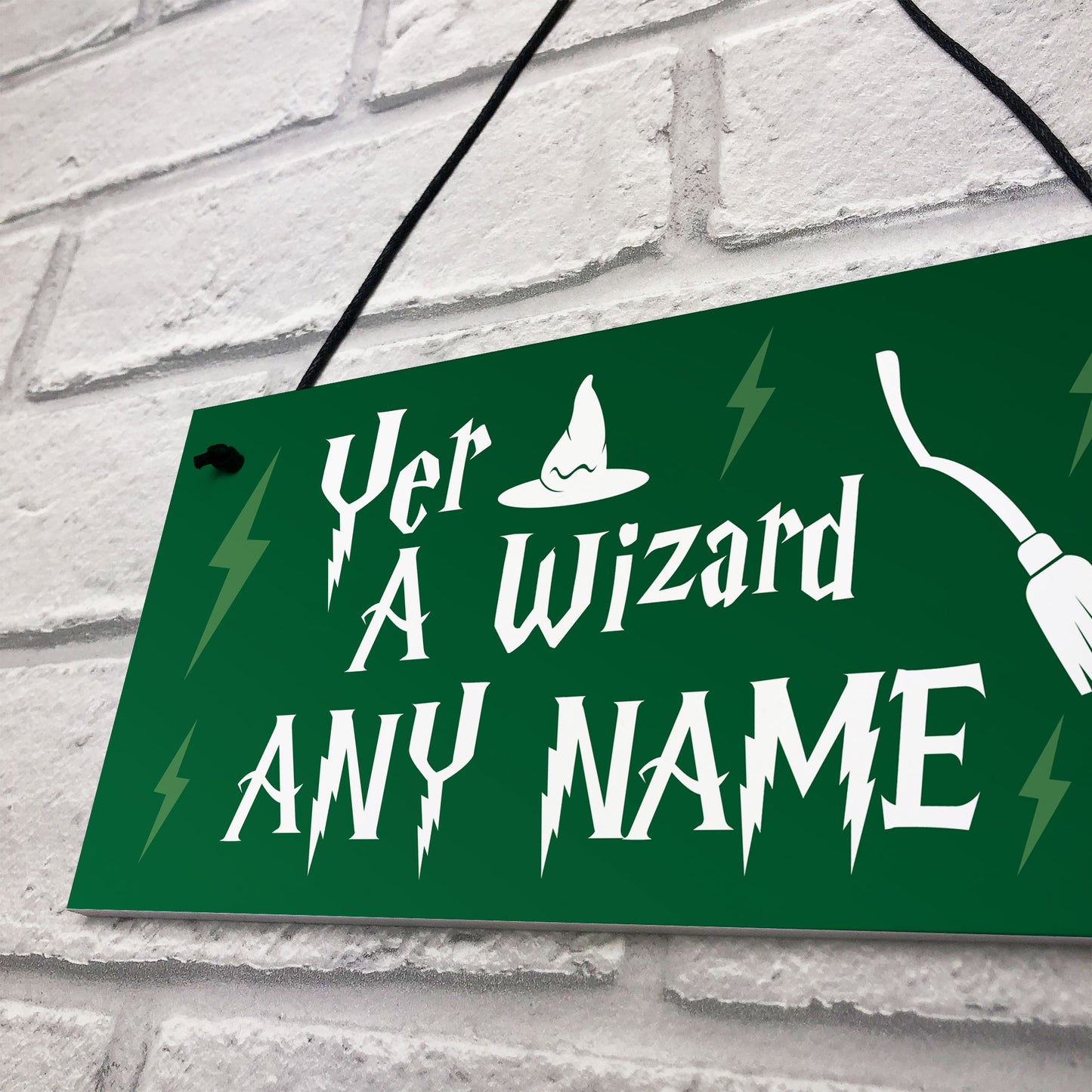 Personalised Wizard Bedroom Sign Magic Theme Gifts For Him Her