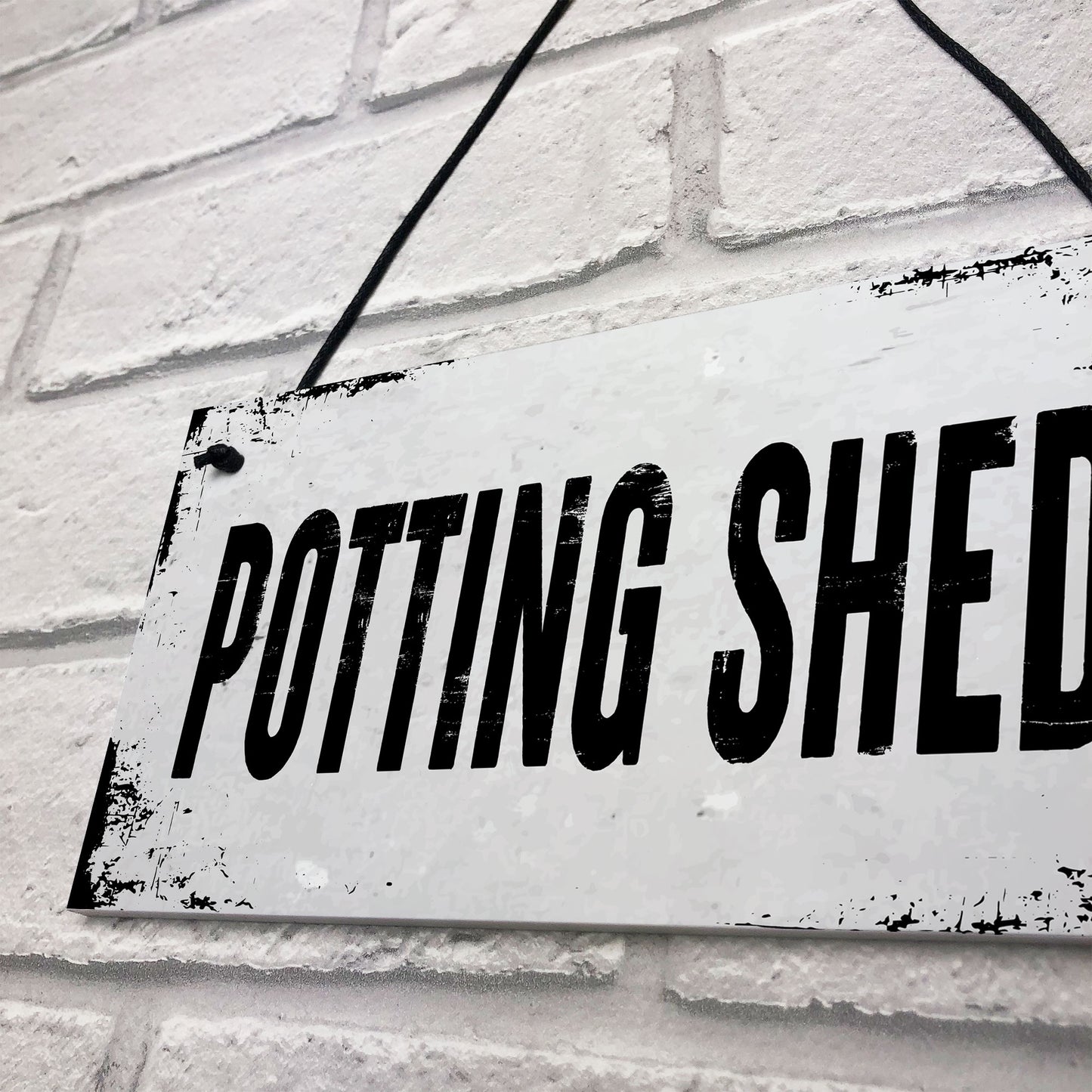 Novelty Potting Shed Sign For Garden Shed Greenhouse Home Decor