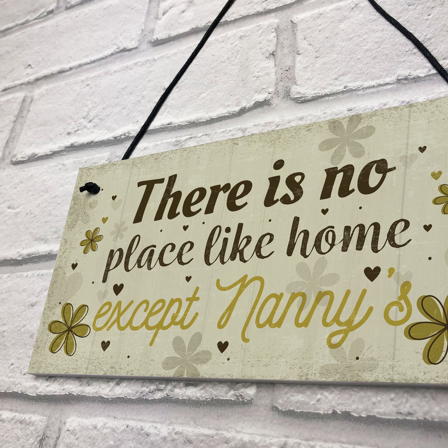 Nanny Nan Christmas Birthday Gifts Hanging Wall Door Plaque Xmas