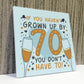 Funny 70th Birthday Card 70th Birthday Presents For Women Men