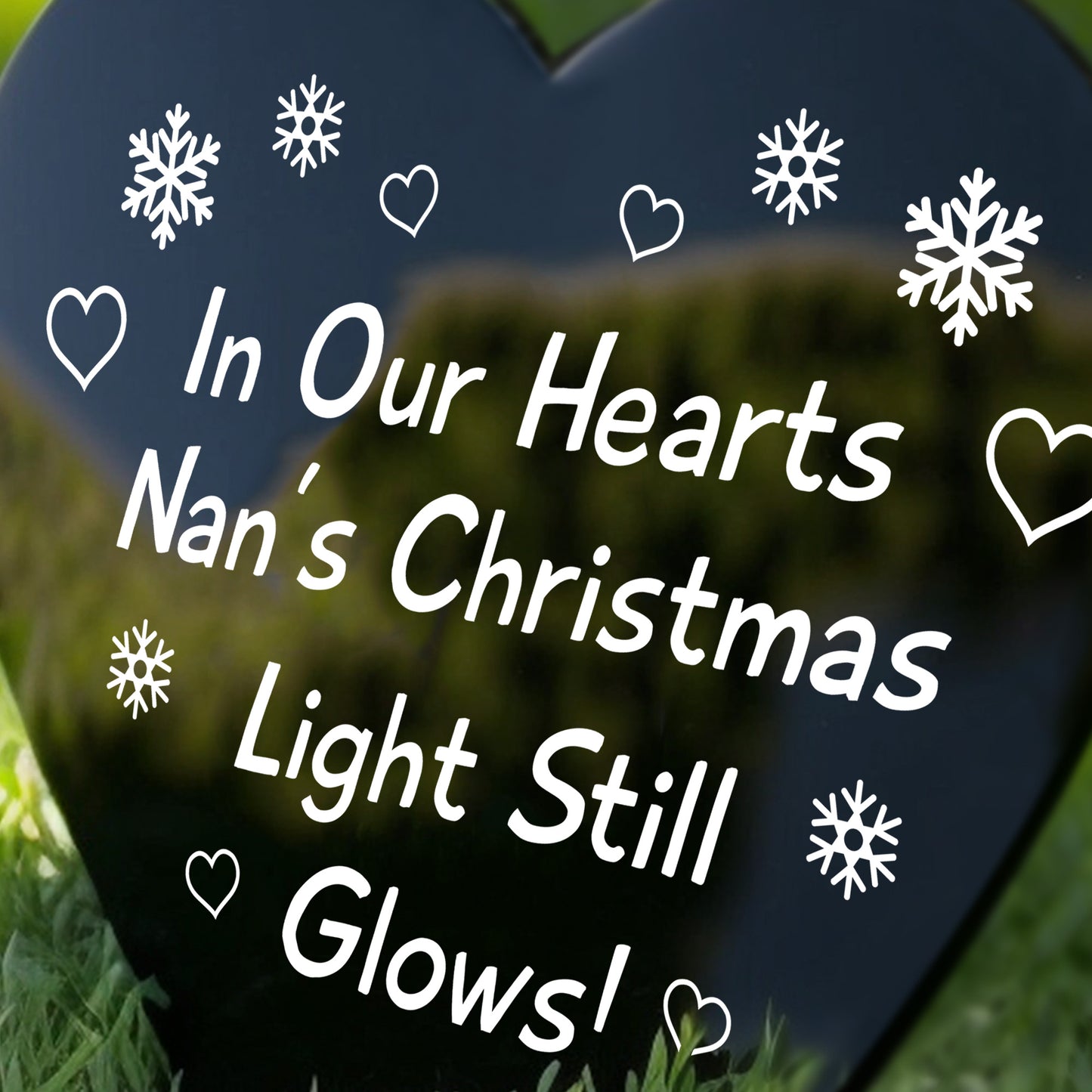 Nan Christmas Memorial Decorations Graveside Marker Decoration