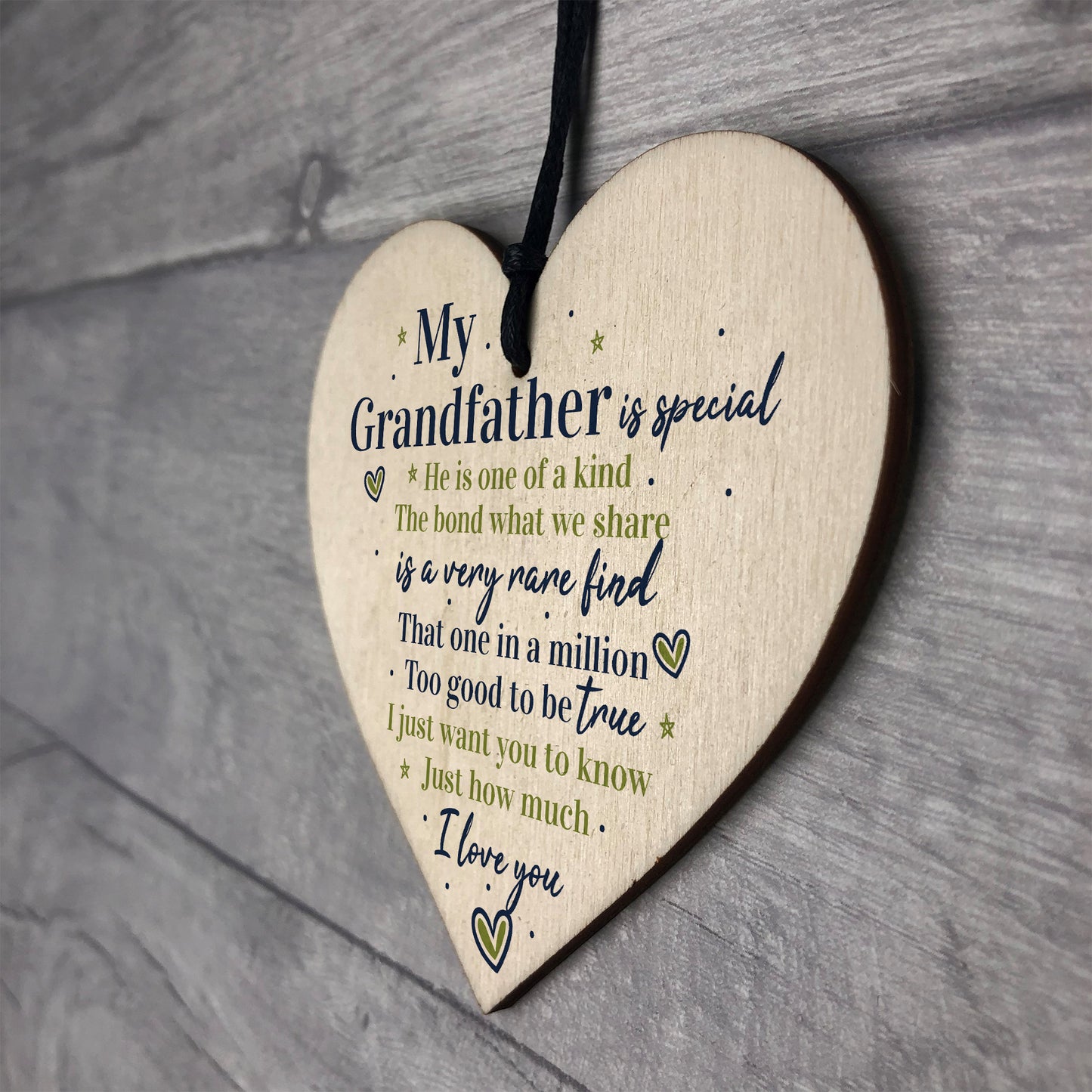 Gifts For Him Grandfather Heart Grandad Dad Birthday Gifts