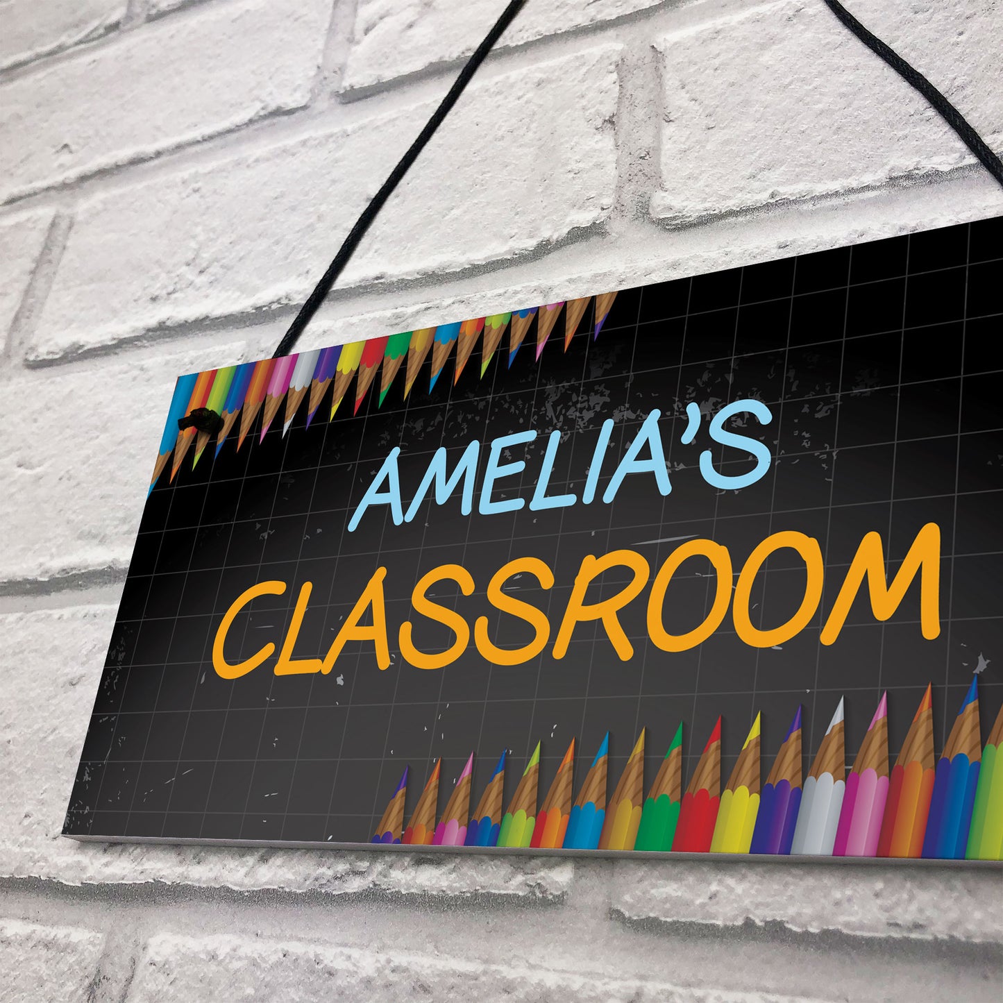 Personalised Classroom Sign For Home Hanging Sign Playroom Sign