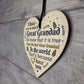 Great Grandad Ornament Heart Christmas Gift Grandad Announcement