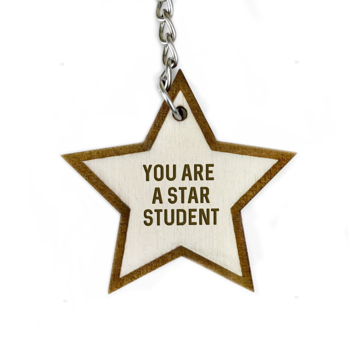 chool Leaver Gift Wooden Keyring Gift for Students Teacher