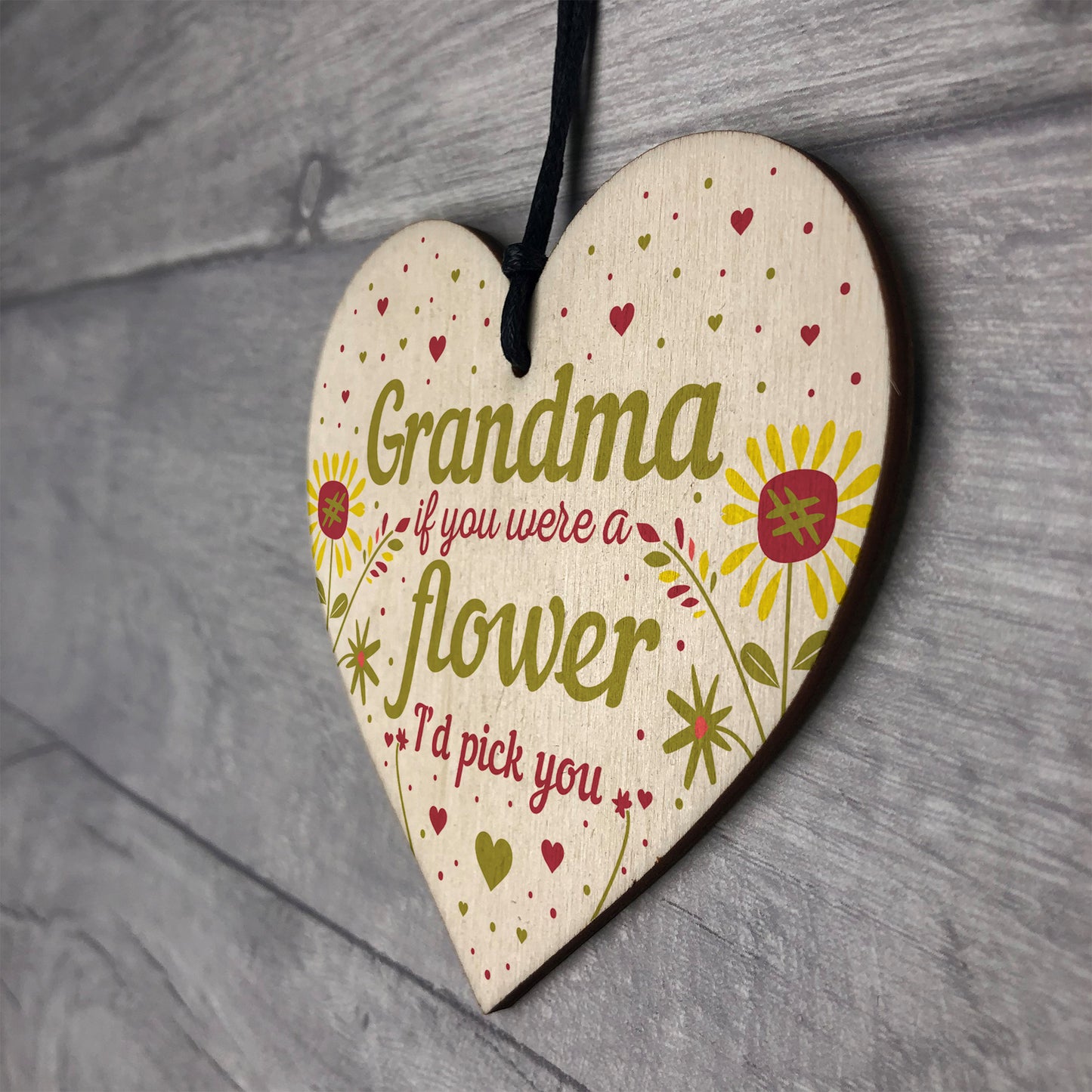 Gifts For Grandma Grandparents Wooden Heart Sign Birthday Gifts