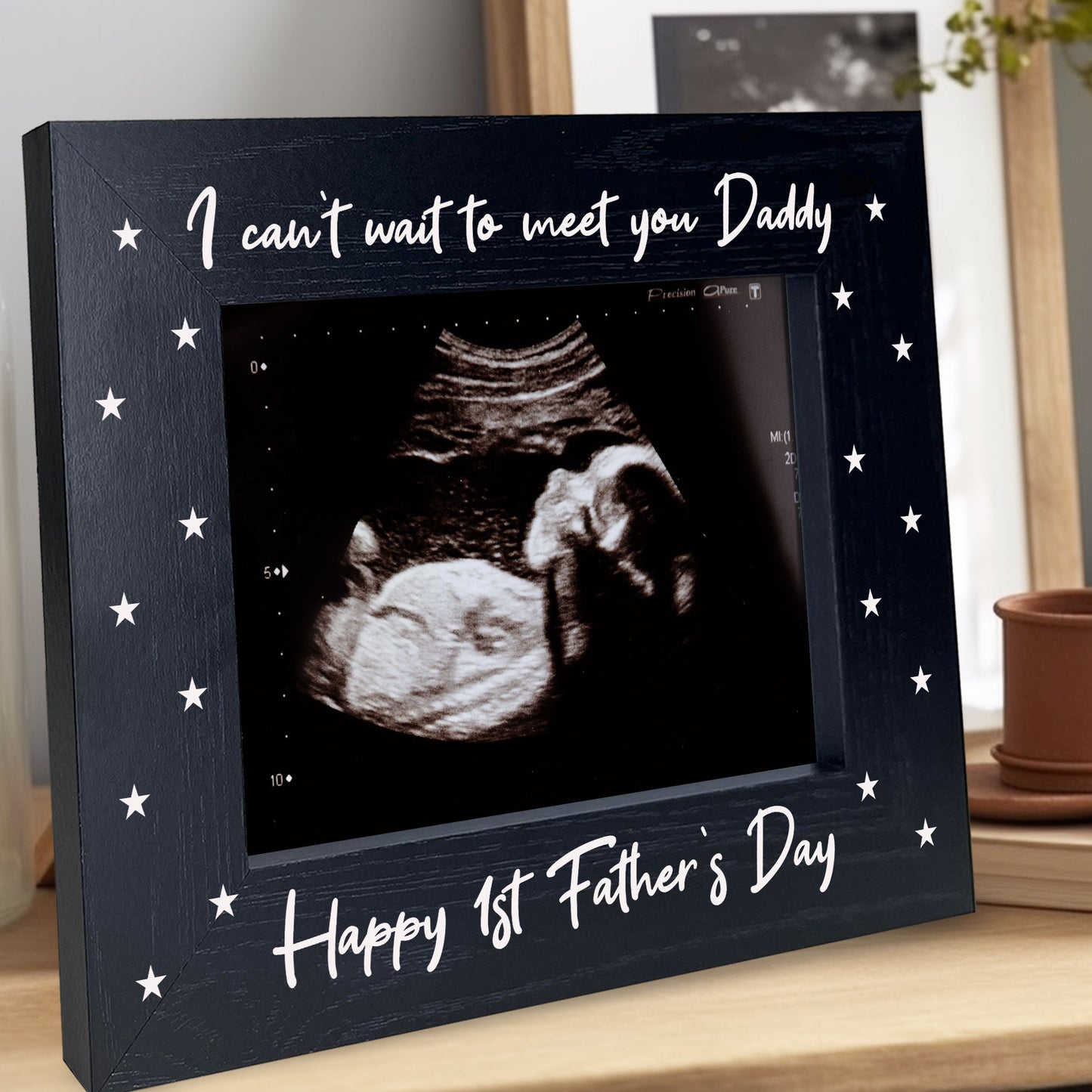 1st Fathers Day Gifts For Daddy Wooden Photo Frame Daddy Gifts