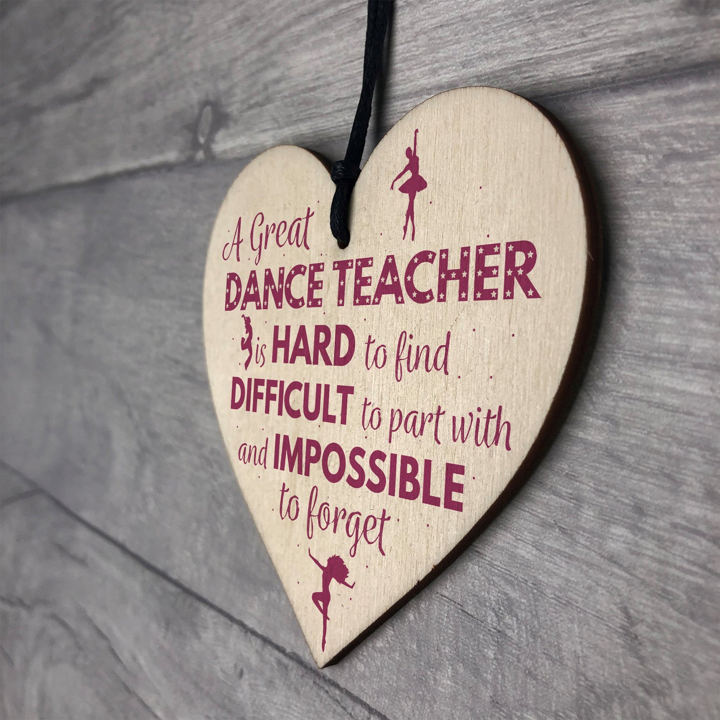 Handmade Heart Thank You Dance Teacher Gift Goodbye Gift For Her