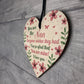 Nan Nanny Gift Wooden Sign Heart Gift For Birthday Mothers Day