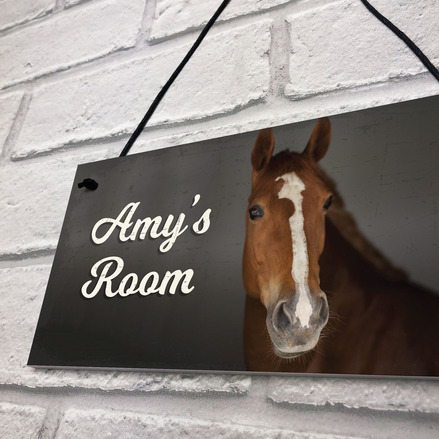 Personalised Horse Signs For Girls Bedroom Horse Lover Gift