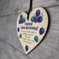 Unique Funny 50th Birthday Gifts for Men Wood Heart Dad Grandad