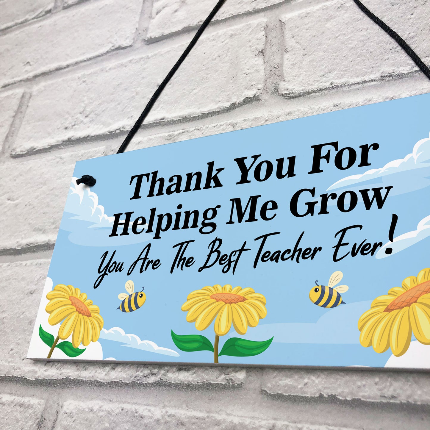 Teacher Thank You Plaque End of Term Leaving School Nursery