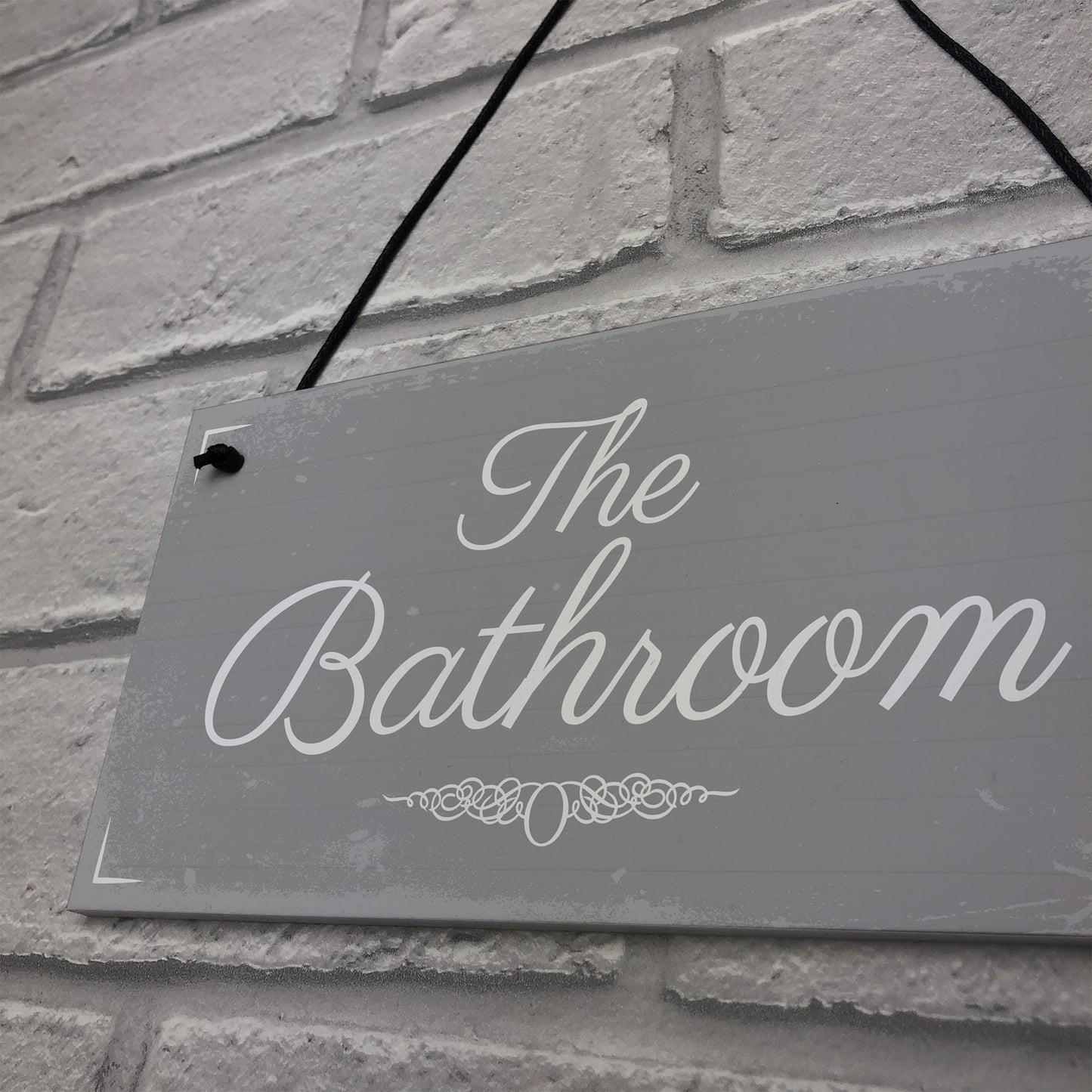 'THE BATHROOM' Door Sign Plaque Sign for Toilet or Bathroom