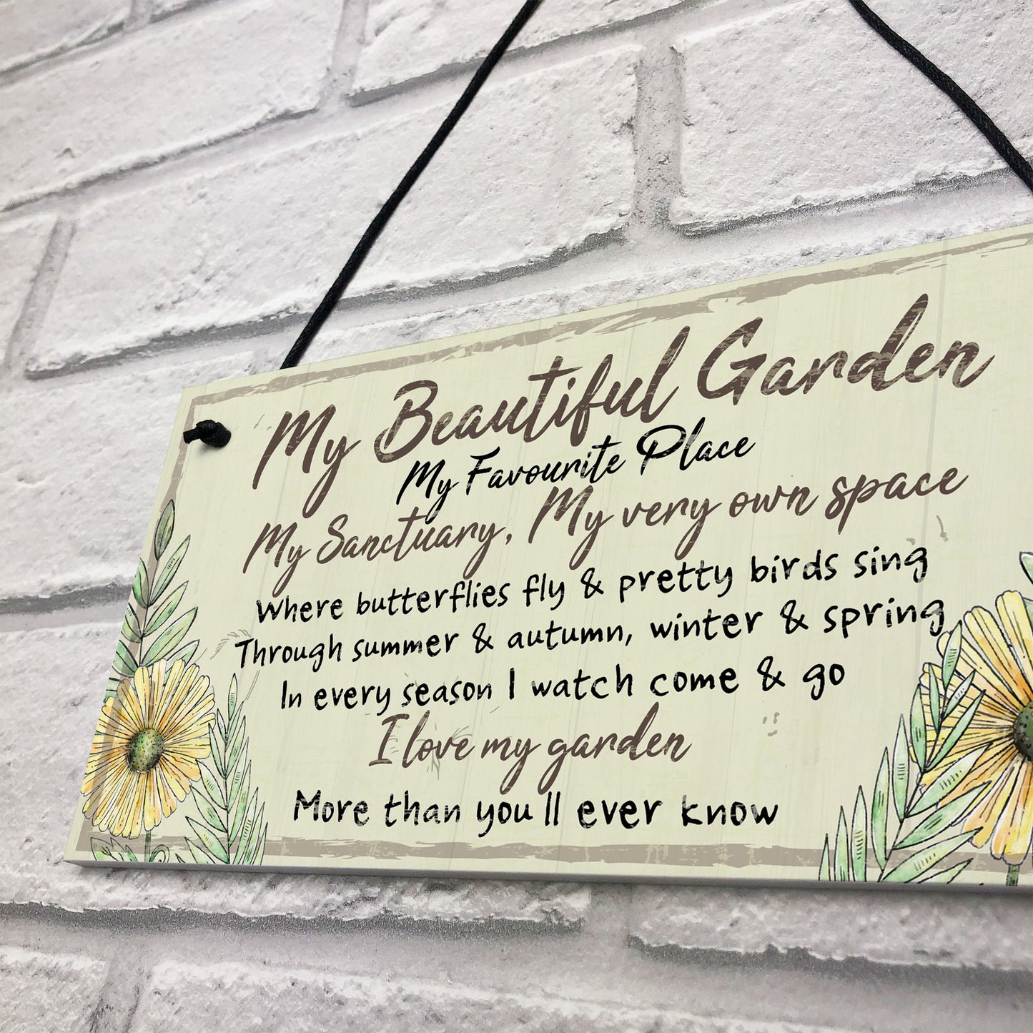 Beautiful Garden Plaque SummerHouse Sign Garden Shed Mum Gift