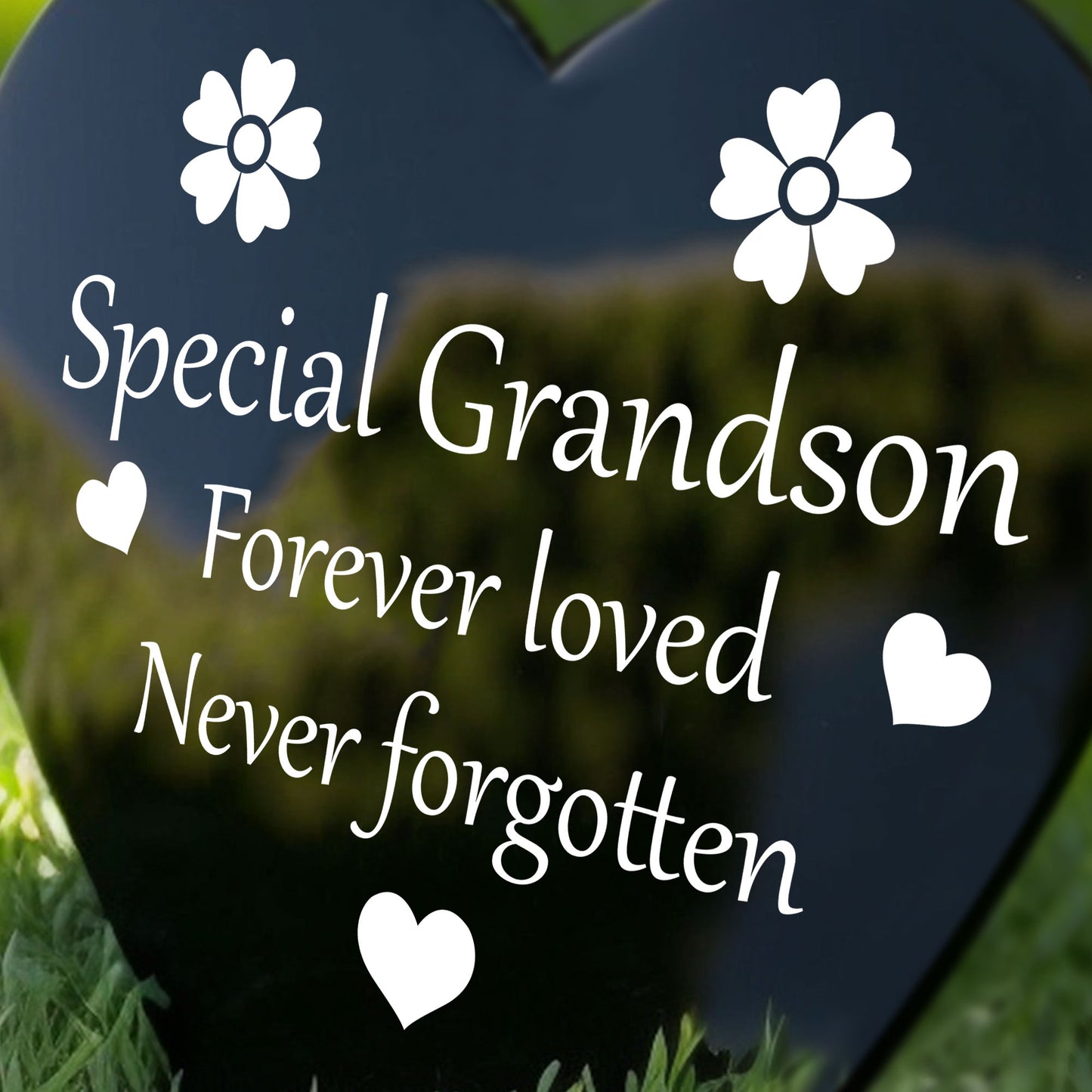 Special Grandson Grave Marker Graveside Memorial Decorations