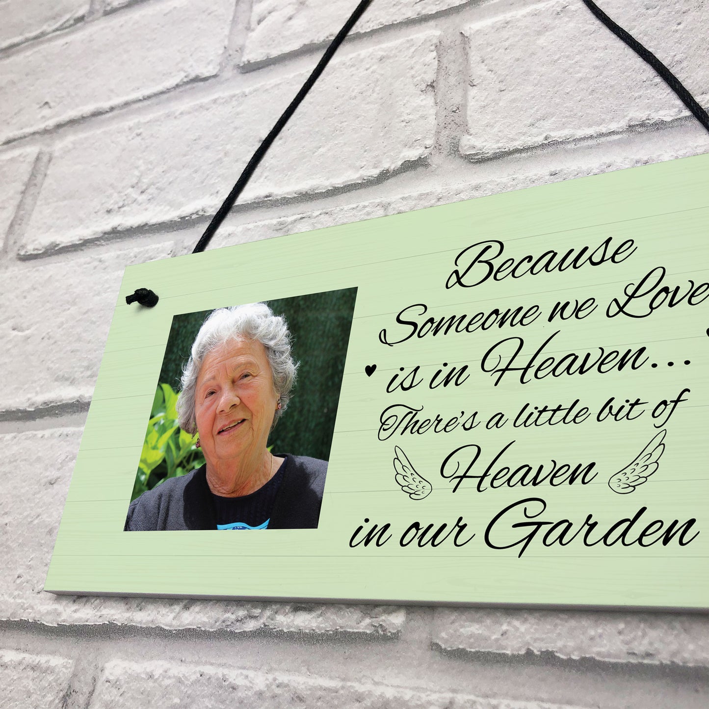 In Memory Of Nan Mum Dad Garden Memorial Sign Personalised