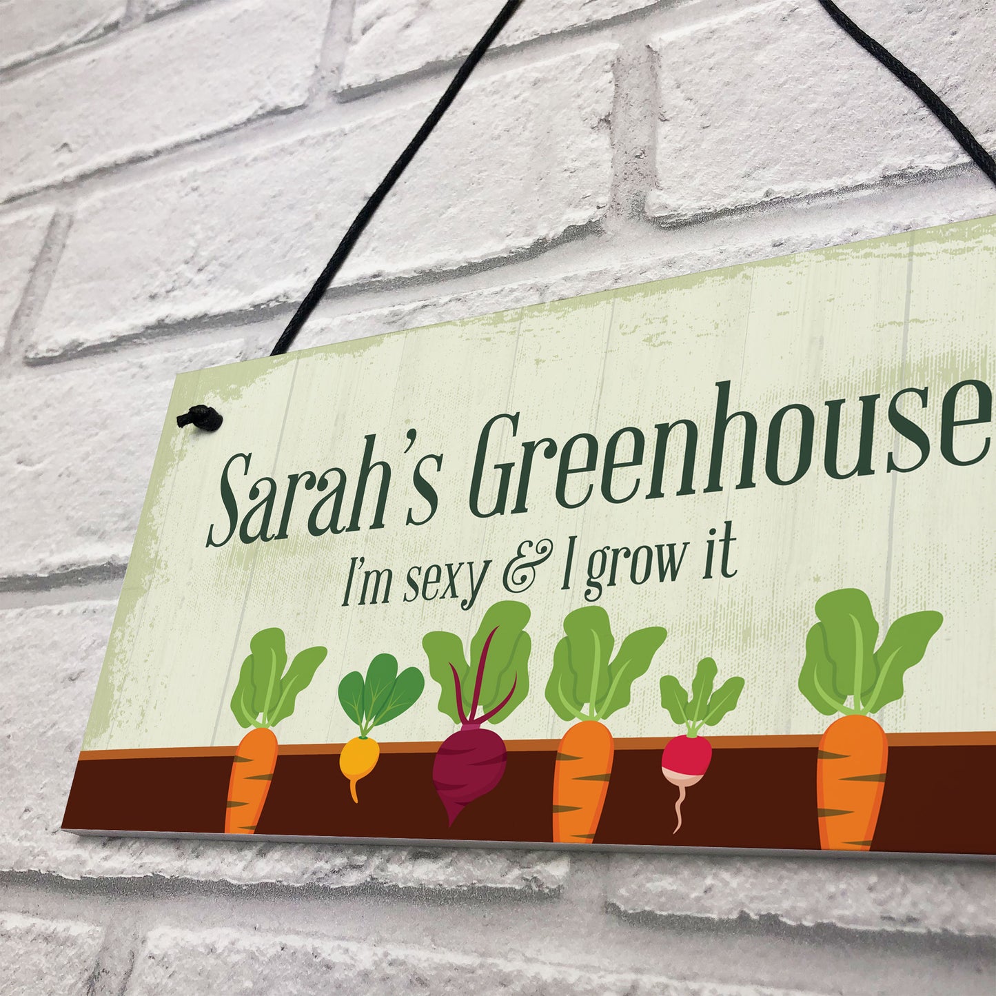 Personalised Greenhouse Sign Shed Plaque Outdoor Sign Funny