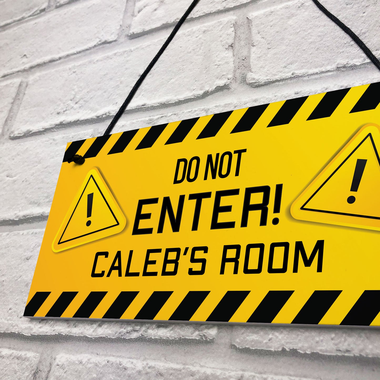 DO NOT ENTER Gaming Room Sign PERSONALISED Gamer Gift